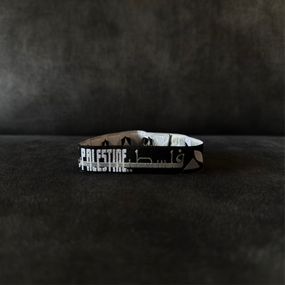 Woven Bracelet | Palestine in Black