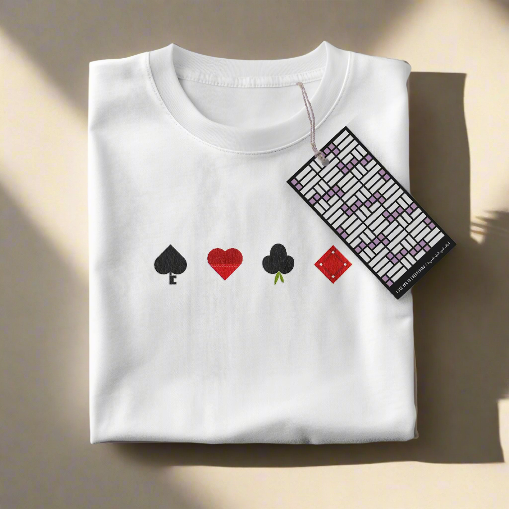 Oversized Tee -  Queen of Diamonds